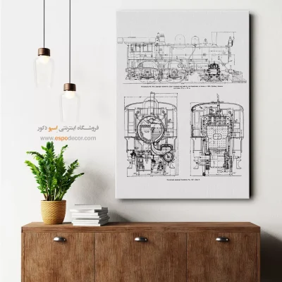 رویای نو خاص – تابلو طرح اختراعات - قیمت تابلو طراحی اختراع برای دکور منزل - اسپو دکور