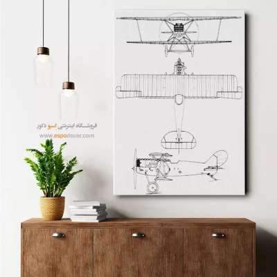 چشمانداز نو متفاوت – تابلو طرح اختراعات - سفارش تابلو پتنت برای محل کار - اسپو دکور