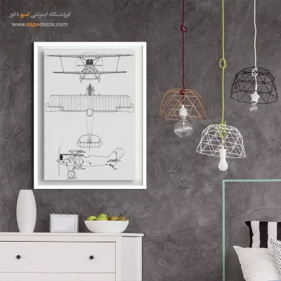 چشمانداز نو متفاوت – تابلو طرح اختراعات - سفارش تابلو پتنت برای محل کار - اسپو دکور