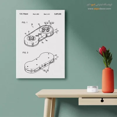 جریان نو خلاق – تابلو طرح اختراعات - سفارش تابلو مهندسی برای دکوراسیون داخلی - اسپو دکور