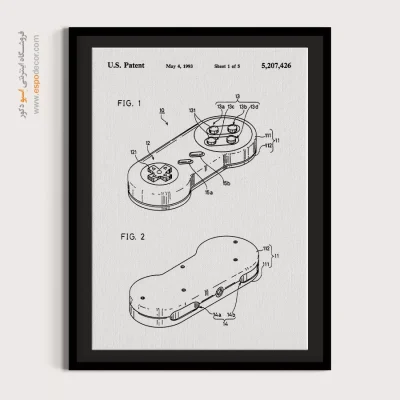 جریان نو خلاق – تابلو طرح اختراعات - سفارش تابلو مهندسی برای دکوراسیون داخلی - اسپو دکور