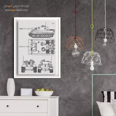 راز دانش متفاوت – تابلو طرح اختراعات - خرید آنلاین تابلو مهندسی برای دکوراسیون داخلی - اسپو دکور