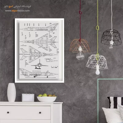 نور اندیشه جذاب – تابلو طرح اختراعات - فروش تابلو اختراعات نوین برای محل کار - اسپو دکور