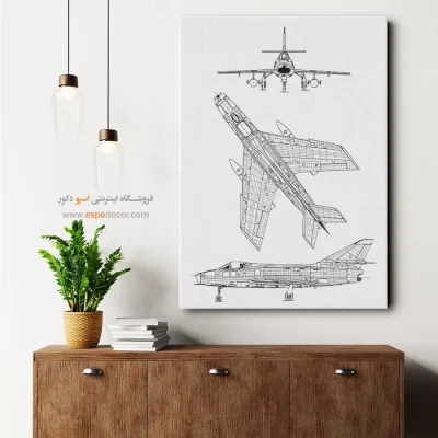 خط خلاقیت آینده‌نگر – تابلو طرح اختراعات - سفارش تابلو مهندسی برای مهندسین - اسپو دکور