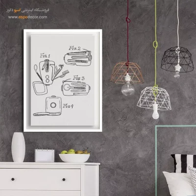 جهش ذهن نوین – تابلو طرح اختراعات - خرید آنلاین تابلو اختراعات برای اتاق خواب - اسپو دکور