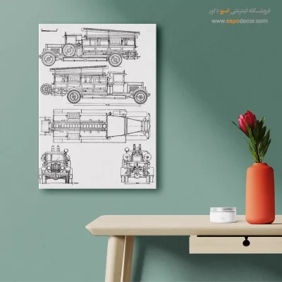 طرح آینده ابداعی – تابلو طرح اختراعات - خرید عمده تابلو طراحی اختراع برای مهندسین - اسپو دکور