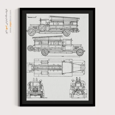 طرح آینده ابداعی – تابلو طرح اختراعات - خرید عمده تابلو طراحی اختراع برای مهندسین - اسپو دکور