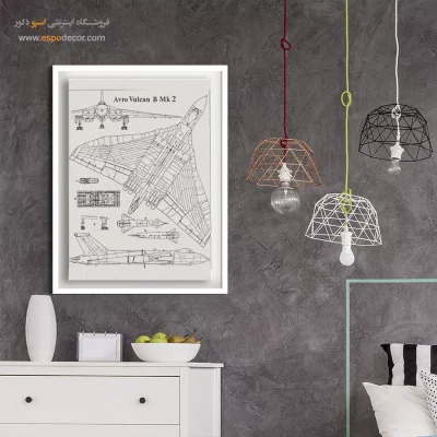 فراتر از زمان آینده‌نگر – تابلو طرح اختراعات - خرید آنلاین تابلو طراحی اختراع برای دیوار اتاق - اسپو دکور