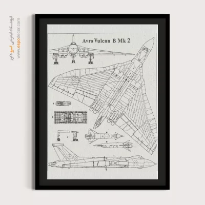 فراتر از زمان آینده‌نگر – تابلو طرح اختراعات - خرید آنلاین تابلو طراحی اختراع برای دیوار اتاق - اسپو دکور