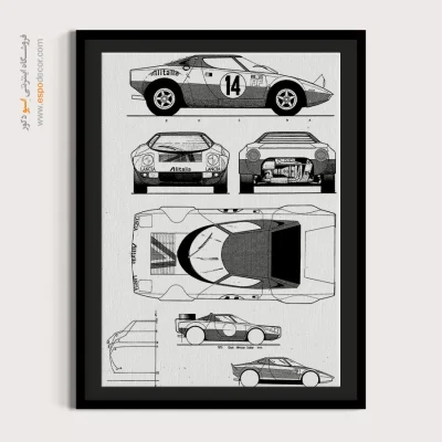 خلق نو ابداعی – تابلو طرح اختراعات - مرکز خرید تابلو مهندسی برای محل کار - اسپو دکور