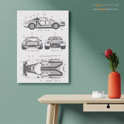 چشم‌ – تابلو طرح اختراعات - مرکز خرید تابلو بوم اختراع برای دکوراسیون داخلی - اسپو دکور