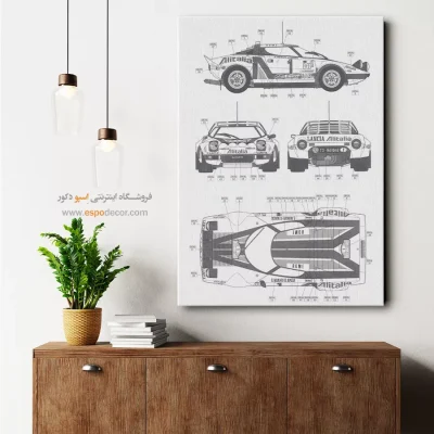 چشم‌ – تابلو طرح اختراعات - مرکز خرید تابلو بوم اختراع برای دکوراسیون داخلی - اسپو دکور