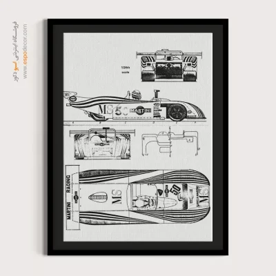 لحظه کشف نقره‌ای – تابلو طرح اختراعات - فروش تابلو بوم اختراع برای دیوار دفتر - اسپو دکور