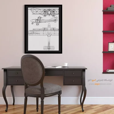 الهام روشن کلاسیک – تابلو طرح اختراعات - خرید تابلو بوم اختراع برای دکوراسیون داخلی - اسپو دکور