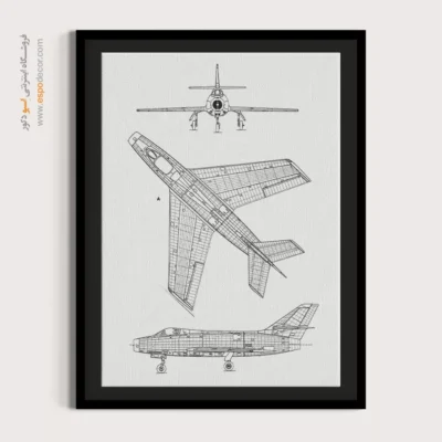 قیمت تابلو پتنت برای علاقمندان علم - نقطه آغاز کلاسیک – تابلو طرح اختراعات - اسپو دکور