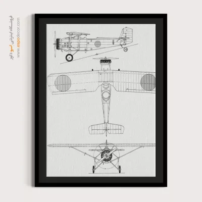خط خلاقیت جذاب – تابلو طرح اختراعات - خرید اینترنتی تابلو پتنت برای دیوار اتاق - اسپو دکور