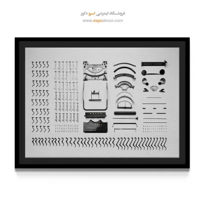 تپش خلاق – تابلو طرح اختراعات - قیمت تابلو مهندسی برای دیوار دفتر - اسپو دکور