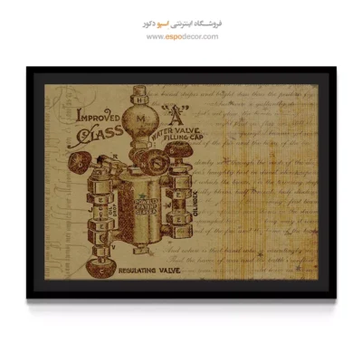 خرید تابلو طراحی اختراع برای هدیه تولد - خط خلاقیت خلاق – تابلو طرح اختراعات - اسپو دکور