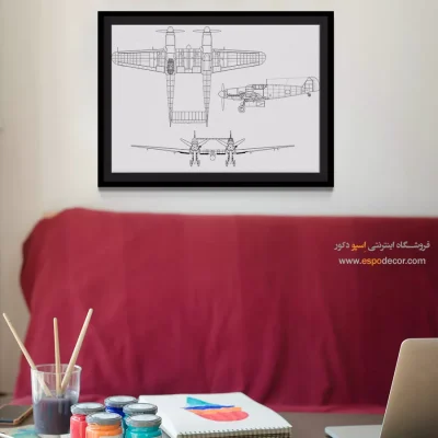 خلق نو خاص – تابلو طرح اختراعات - فروش تابلو اختراعات برای دیوار دفتر - اسپو دکور