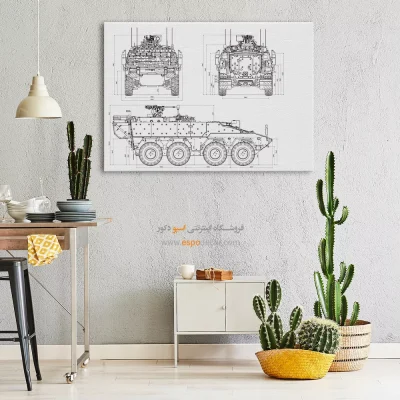 الهام روشن متفاوت – تابلو طرح اختراعات - قیمت تابلو مهندسی برای محل کار - اسپو دکور