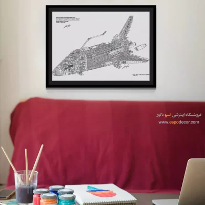 رویای نو آینده‌نگر – تابلو طرح اختراعات - فروش تابلو اختراعات برای علاقمندان علم - اسپو دکور