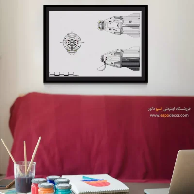 خلق نو خلاق – تابلو طرح اختراعات - خرید اینترنتی تابلو اختراعات فنی برای علاقمندان علم - اسپو دکور