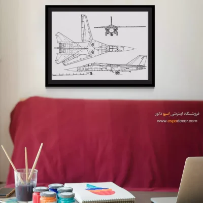 جرقه ذهن آینده‌نگر – تابلو طرح اختراعات - خرید تابلو صنعتی برای هدیه تولد - اسپو دکور