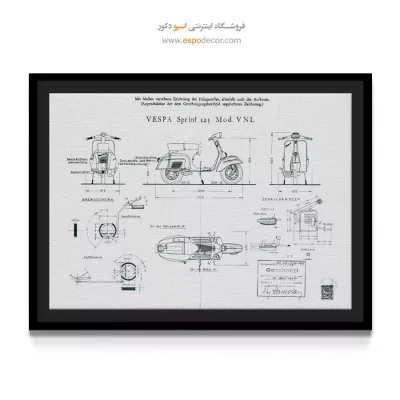نبوغ پنهان – تابلو طرح اختراعات - خرید آنلاین تابلو علمی - اسپو دکور