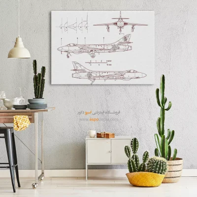 تپش نوآوری نقره‌ای – تابلو طرح اختراعات - قیمت تابلو اختراعات برای هدیه تولد - اسپو دکور