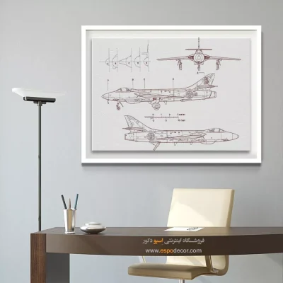 تپش نوآوری نقره‌ای – تابلو طرح اختراعات - قیمت تابلو اختراعات برای هدیه تولد - اسپو دکور