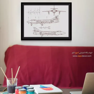 تپش نوآوری نقره‌ای – تابلو طرح اختراعات - قیمت تابلو اختراعات برای هدیه تولد - اسپو دکور