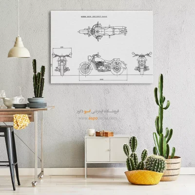 ایده ناب – تابلو طرح اختراعات - خرید عمده تابلو پتنت برای دیوار اتاق - اسپو دکور