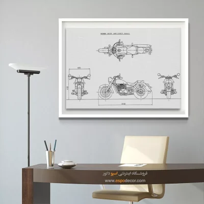 ایده ناب – تابلو طرح اختراعات - خرید عمده تابلو پتنت برای دیوار اتاق - اسپو دکور