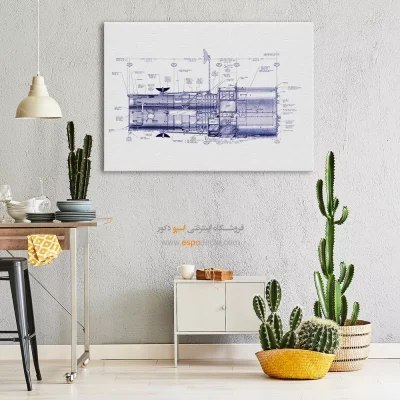 بالاتر از زمان – تابلو طرح اختراعات - سفارش تابلو اختراعات - اسپو دکور