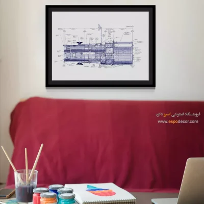 بالاتر از زمان – تابلو طرح اختراعات - سفارش تابلو اختراعات - اسپو دکور