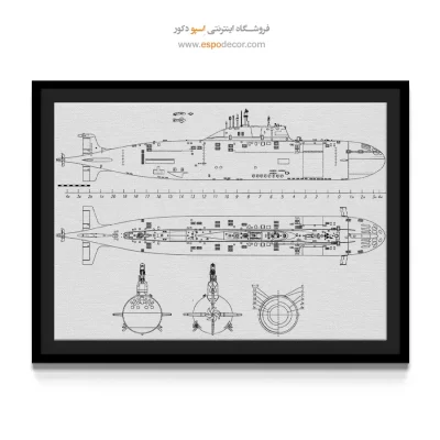 مدار فکر – تابلو طرح اختراعات - خرید تابلو مهندسی برای دیوار اتاق - اسپو دکور