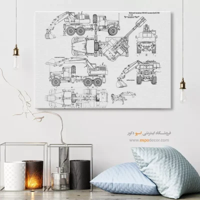 نبوغ پنهان کلاسیک – تابلو طرح اختراعات - فروش تابلو بوم اختراع برای محل کار - اسپو دکور