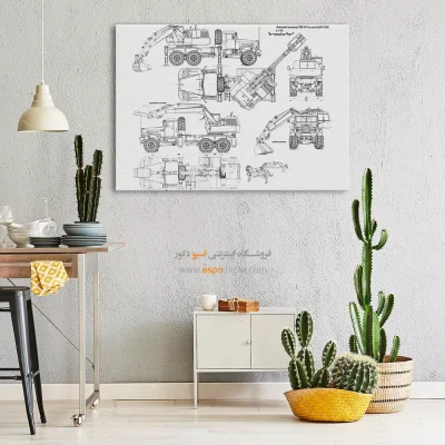 نبوغ پنهان کلاسیک – تابلو طرح اختراعات - فروش تابلو بوم اختراع برای محل کار - اسپو دکور
