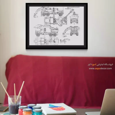 نبوغ پنهان کلاسیک – تابلو طرح اختراعات - فروش تابلو بوم اختراع برای محل کار - اسپو دکور