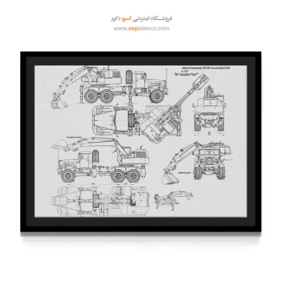 نبوغ پنهان کلاسیک – تابلو طرح اختراعات - فروش تابلو بوم اختراع برای محل کار - اسپو دکور