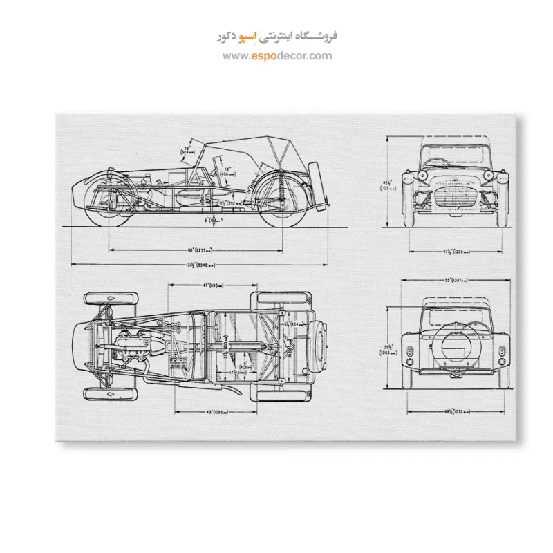 سفارش تابلو طراحی اختراع برای دیوار دفتر