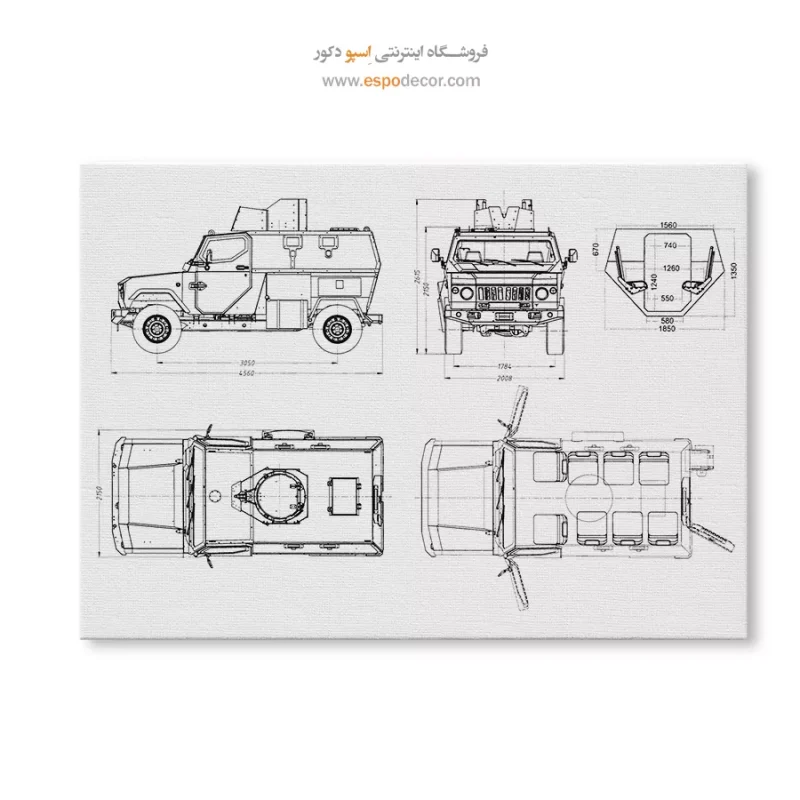 خرید آنلاین تابلو صنعتی برای دکوراسیون داخلی
