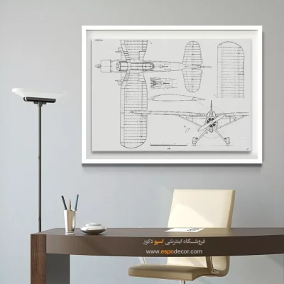 فراتر از زمان – تابلو طرح اختراعات - سفارش تابلو اختراعات نوین برای دیوار دفتر - اسپو دکور