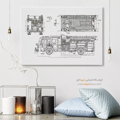 نوری از اندیشه – تابلو طرح اختراعات - مرکز خرید تابلو صنعتی برای علاقمندان علم - اسپو دکور