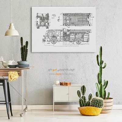 نوری از اندیشه – تابلو طرح اختراعات - مرکز خرید تابلو صنعتی برای علاقمندان علم - اسپو دکور