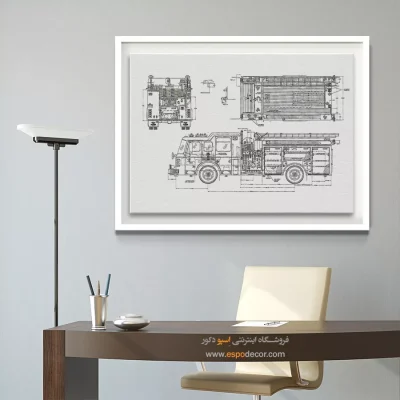 نوری از اندیشه – تابلو طرح اختراعات - مرکز خرید تابلو صنعتی برای علاقمندان علم - اسپو دکور