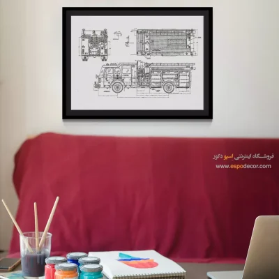 نوری از اندیشه – تابلو طرح اختراعات - مرکز خرید تابلو صنعتی برای علاقمندان علم - اسپو دکور