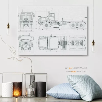 طرحی از آینده – تابلو طرح اختراعات - خرید اینترنتی تابلو مهندسی - اسپو دکور