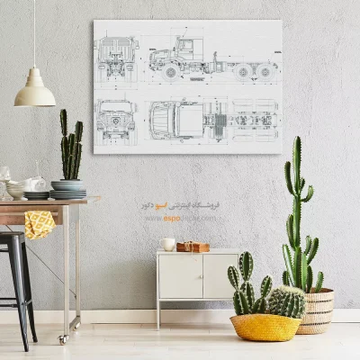 طرحی از آینده – تابلو طرح اختراعات - خرید اینترنتی تابلو مهندسی - اسپو دکور
