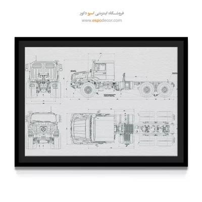 طرحی از آینده – تابلو طرح اختراعات - خرید اینترنتی تابلو مهندسی - اسپو دکور